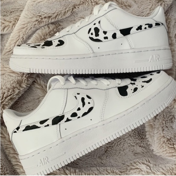 Cow Print Custom Air Force 1 - Picture 2 of 7
